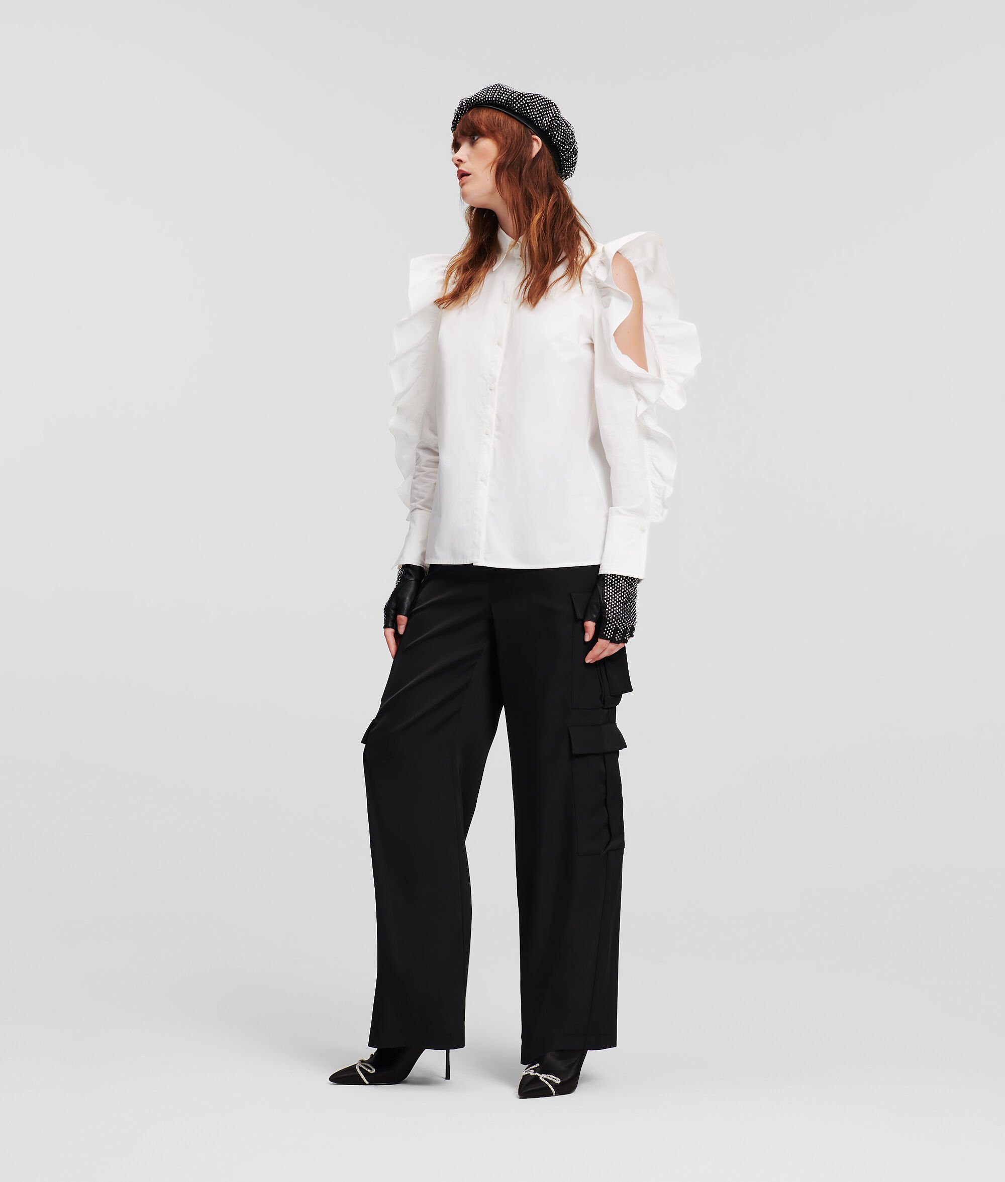 (image for) Customizable SATIN CARGO PANTS